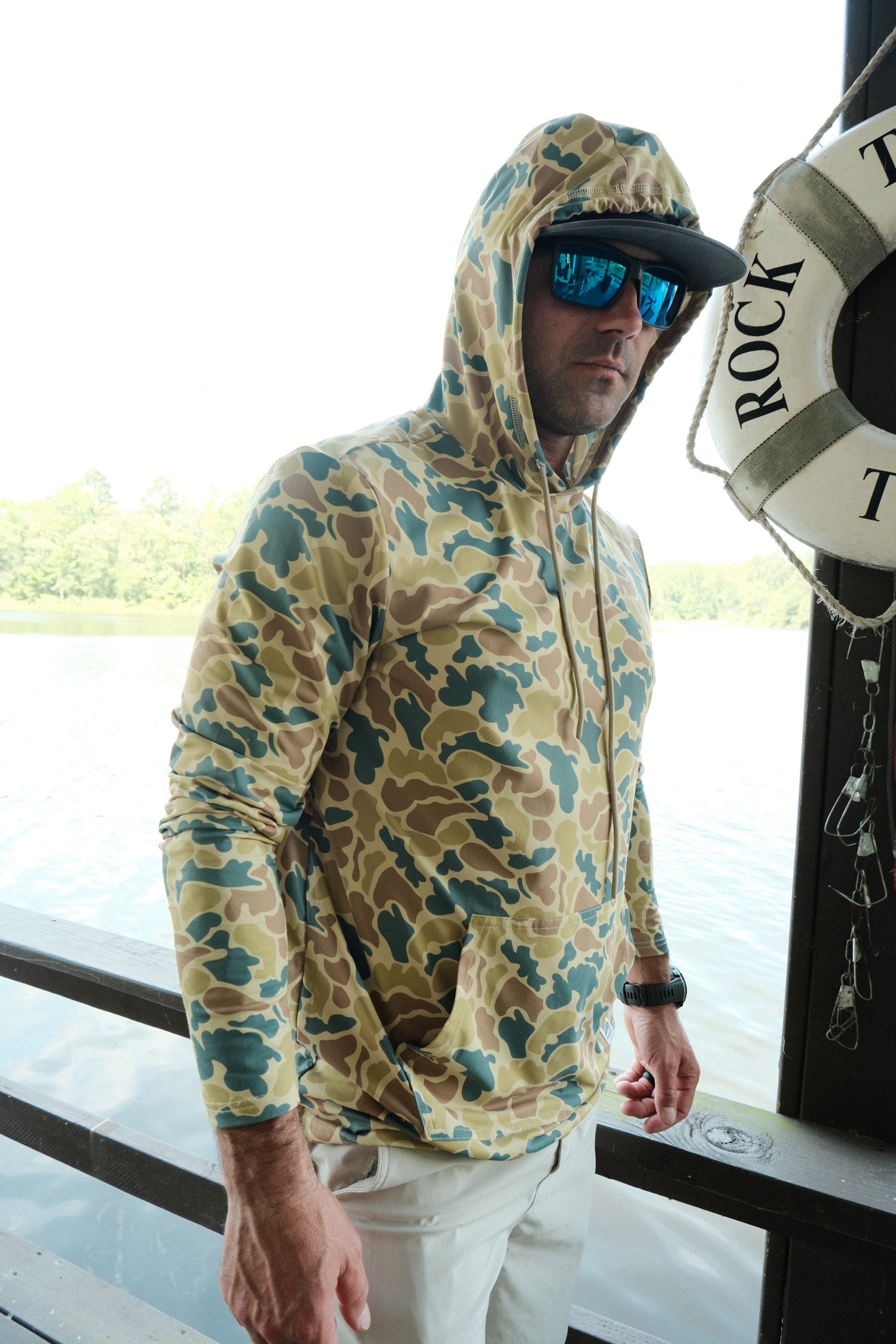 Lightweight Hoodie - Summer Camo