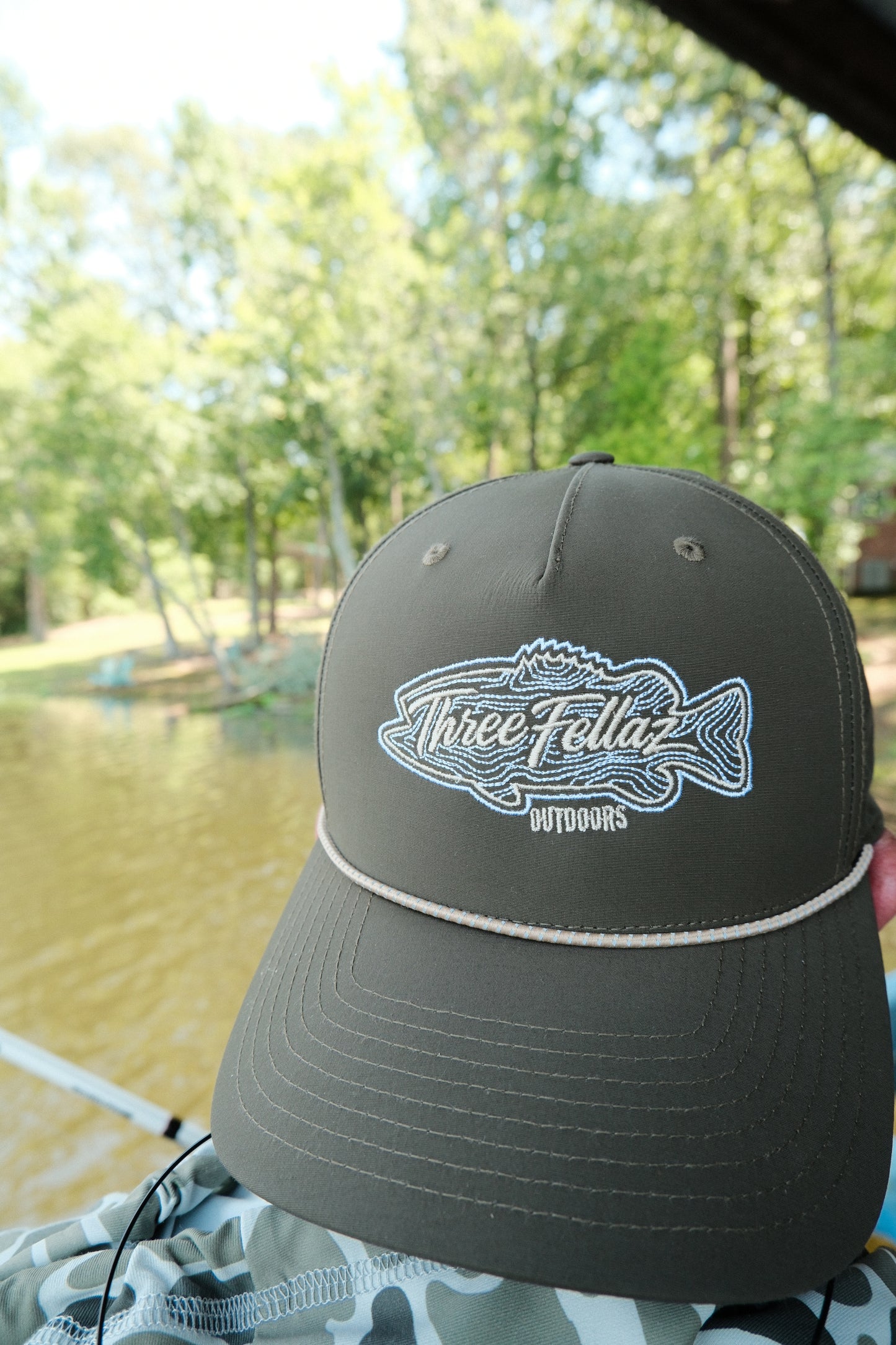 Contour Fish  Hat- Dark Tan