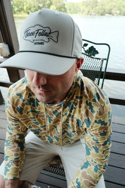 Contour Fish  Hat- Silver