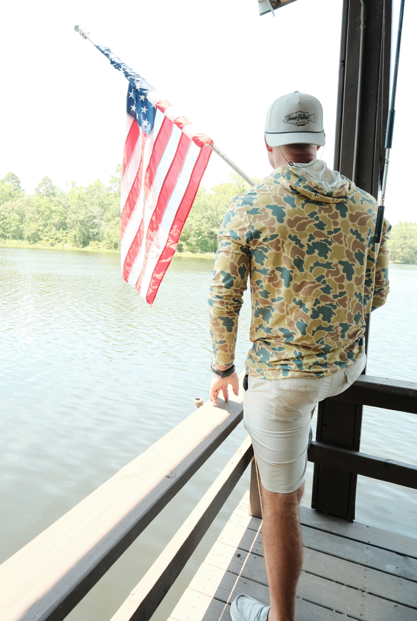 Lightweight Hoodie - Summer Camo