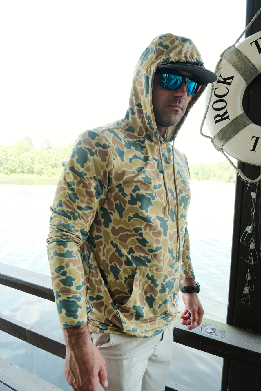 Lightweight Hoodie - Summer Camo