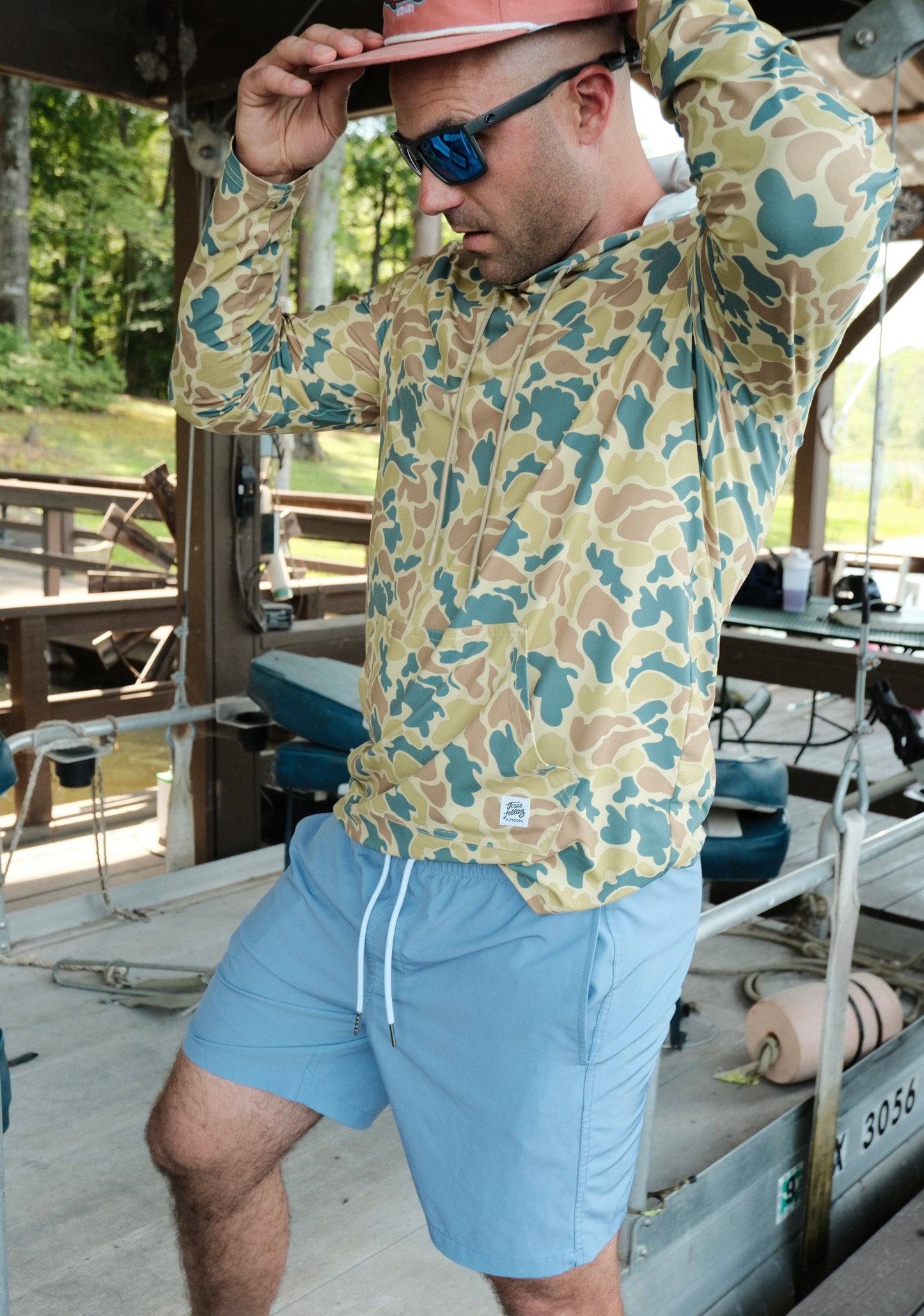 Lightweight Hoodie - Summer Camo