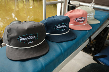 Contour Fish Hat - Blue