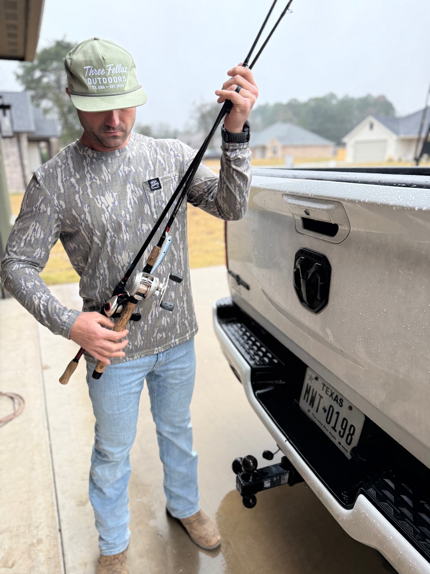 Performance Long Sleeve Tee-  Camo